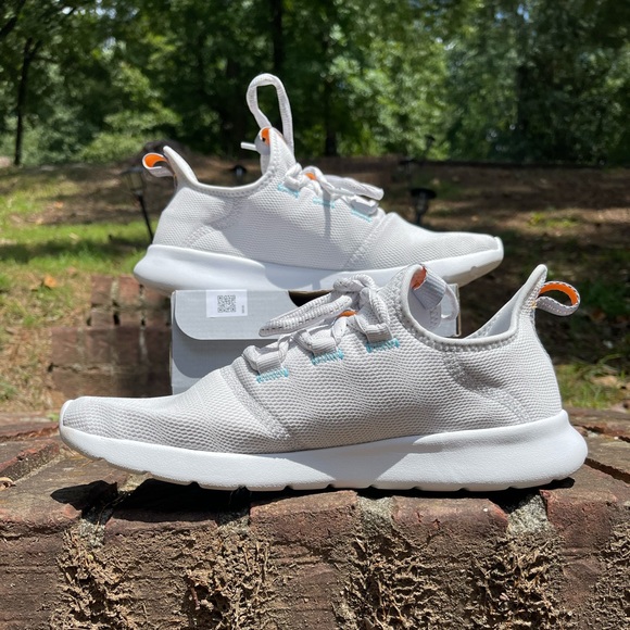 Women’s adidas CloudFoam Pure 2.0 Grey/Pink Size 10 - Picture 6 of 11